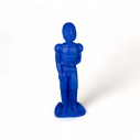Magna Graecia Terracotta Statua Helmet Blue Seletti vista