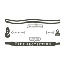 La Siesta TreeMount 1rope Black Fissaggio per amache dimensioni
