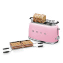 Tostapane 2x4 fette Smeg TSF02PKEU Rosa