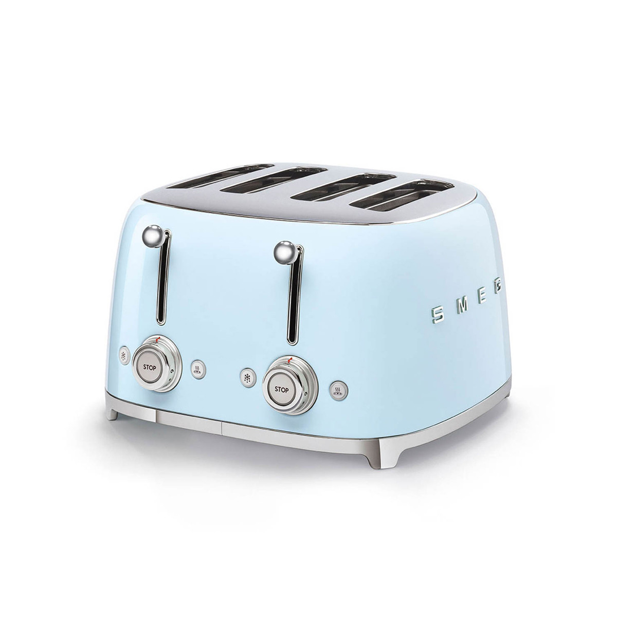 Tostapane 4x4 Fette Smeg TSF03PBEU Azzurro