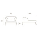Tropea Daybed Grattoni dimensioni