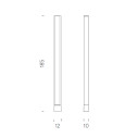 Tru lampada da terra Nemo Lighting dimensioni