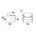 Truman Divano-Letto 3 Posti Felis dimensioni