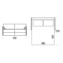 Truman Divano-Letto 3 Posti Maxi Felis dimensioni
