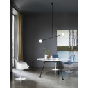 Knoll Saarinen Poltroncina Tulip girevole bianca con cuscino ambientazione