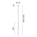 Typha 285.01.ON lampada a sospensione Il Fanale dimensioni