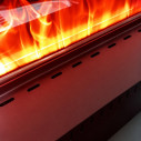 Camino elettrico a Vapore Acqueo 3D APP bruciatore inserto da incasso Vapor 100Divina Fire dettaglio