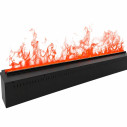Camino elettrico a Vapore Acqueo 3D APP bruciatore inserto da incasso Vapor 75 Divina Fire vista