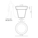 Vas-One vaso  Serralunga dimensioni