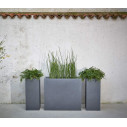 Vaso Kube High L 80 granito