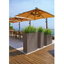 Vaso Kube High L 80 tortora