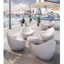 Vela Coffee table structure Plust ambientazione