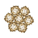 Veli 7 Suspension lampada a sospensione Gold Slamp vista