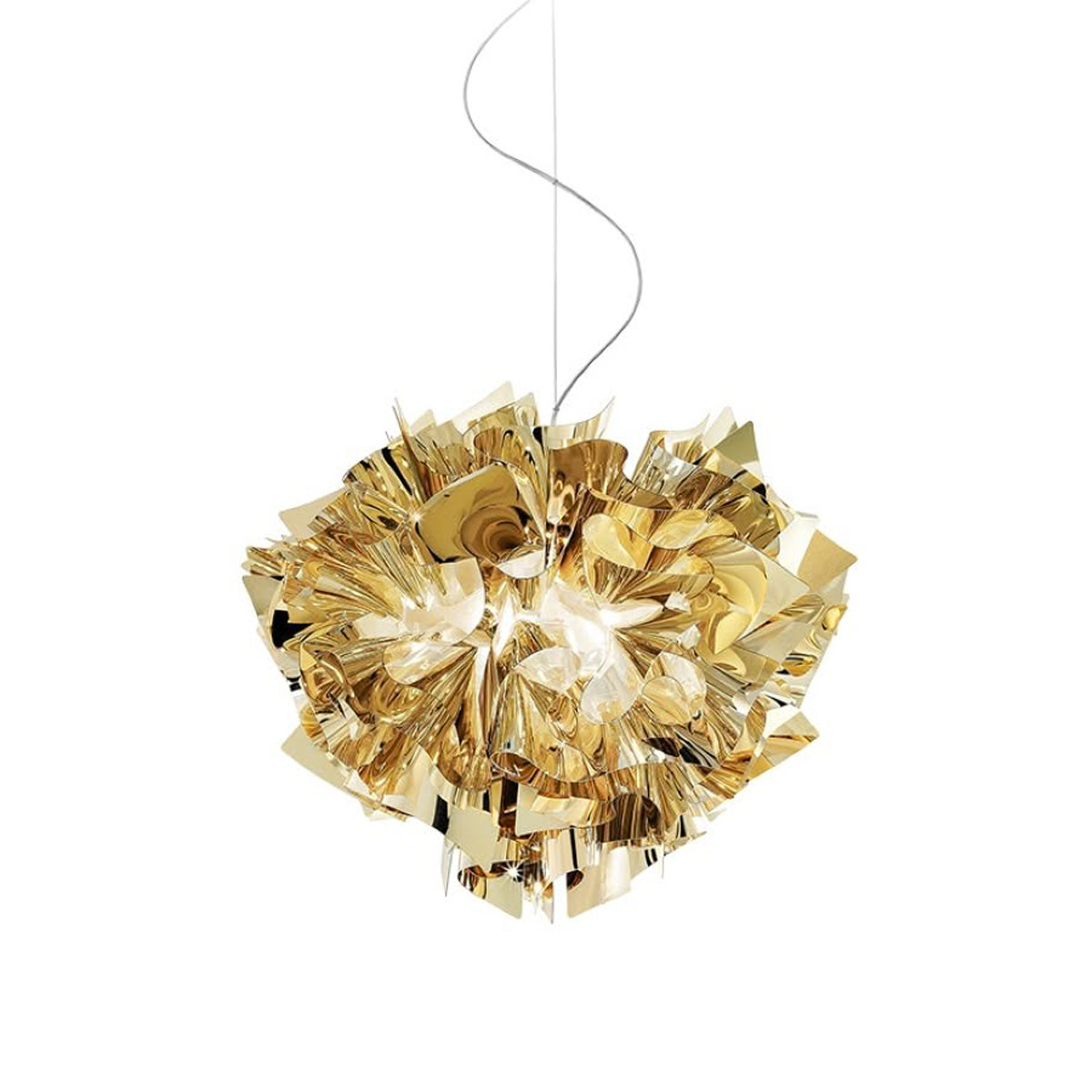 Veli Suspension Small lampada a sospensione Gold