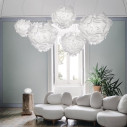 Veli Suspension Small lampada a sospensione White Slamp ambientazione