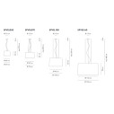 Velvet Lampada a sospensione Axolight dimensioni