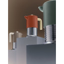 Alessi PM01/6 WG Vite Caffettiera espresso 6 tazze Induzione Warm Grey ambientazione