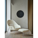 Knoll Saarinen Poltrona Womb Relax in Dacron con struttura cromata ambientazione